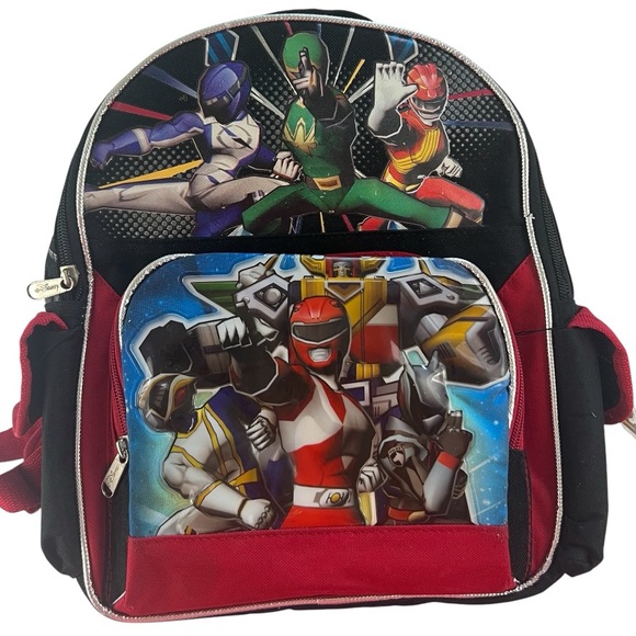 Mighty Morphin Power Ranger Super Legends 12”Backpack Boys and Girls PreOwned - Picture 1 of 9
